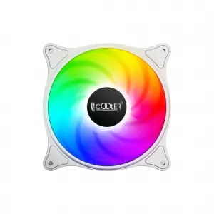 PCCOOLER FAN FX-120-3 SINGLE FAN WHITE