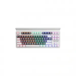 DIGITAL ALLIANCE KEYBOARD GAMING MECA FIGHTER ICE GREY WHITE BLUE