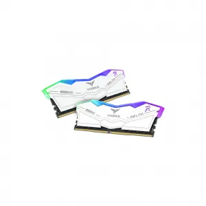 TEAM TFORCE DELTA RAM LONGDIMM DDR5 08GBX2 PC6000 RGB WHITE